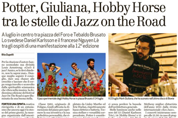 Potter, Giuliana, Hobby Horse tra le stelle di Jazz on the Road (BSOGGI)
